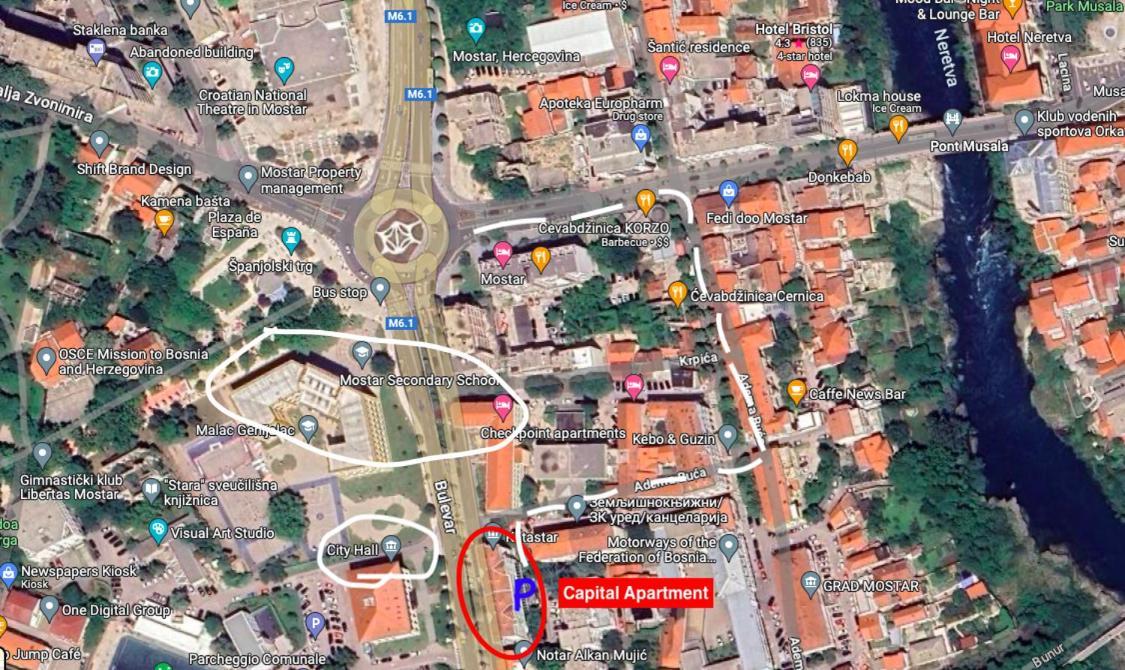 Capital Apartments - City Centre Mostar Exteriör bild